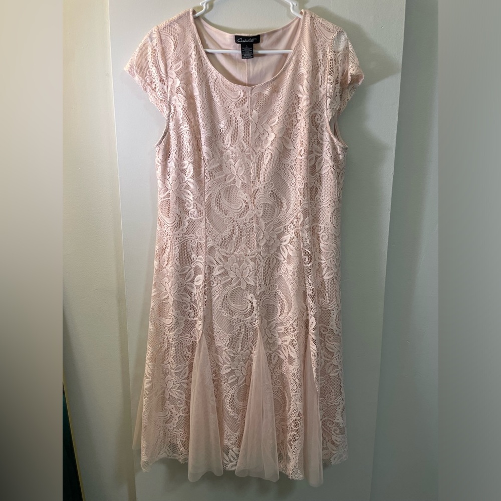 Light pink floral dress